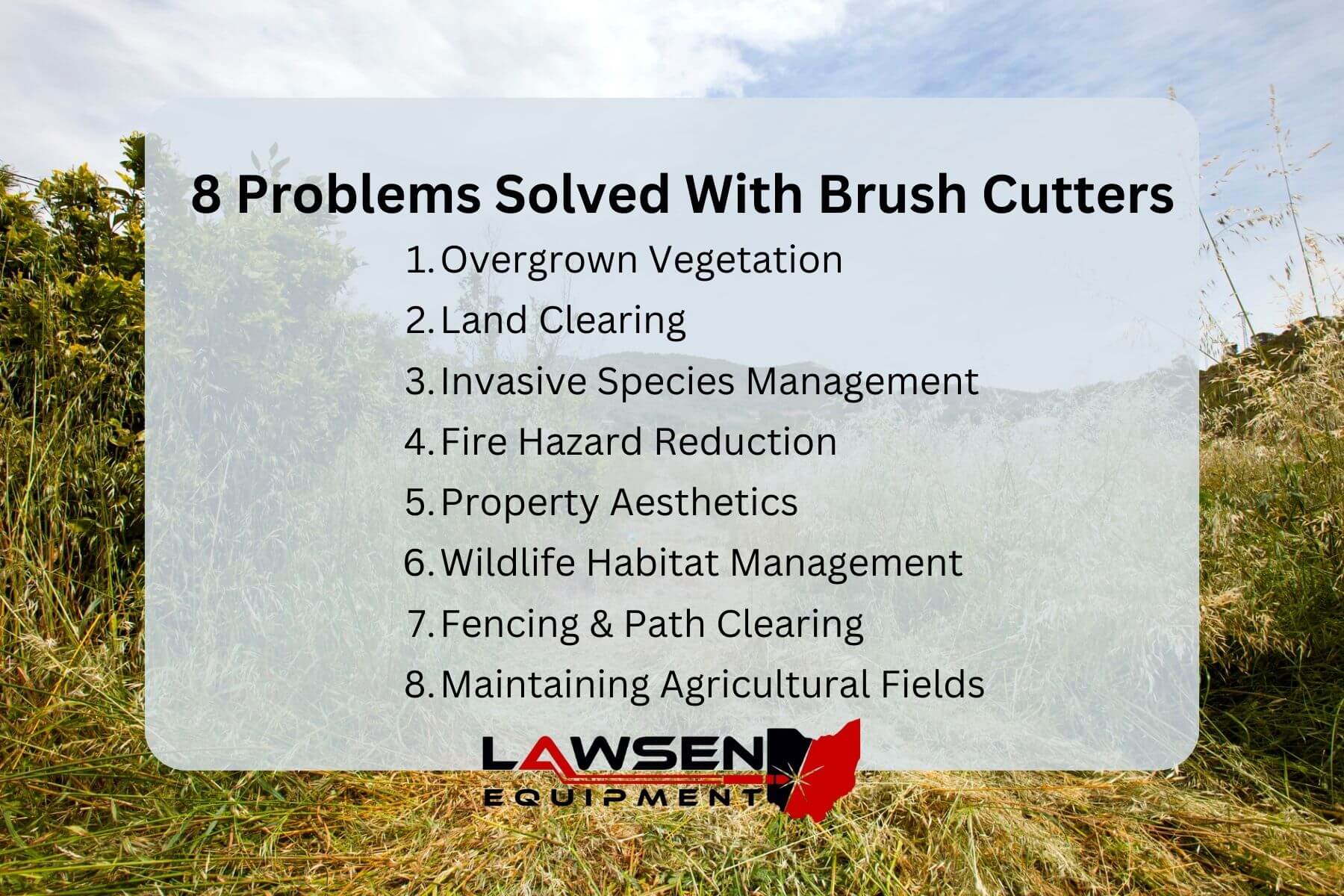 8 Problems Solved With Brush Cutter