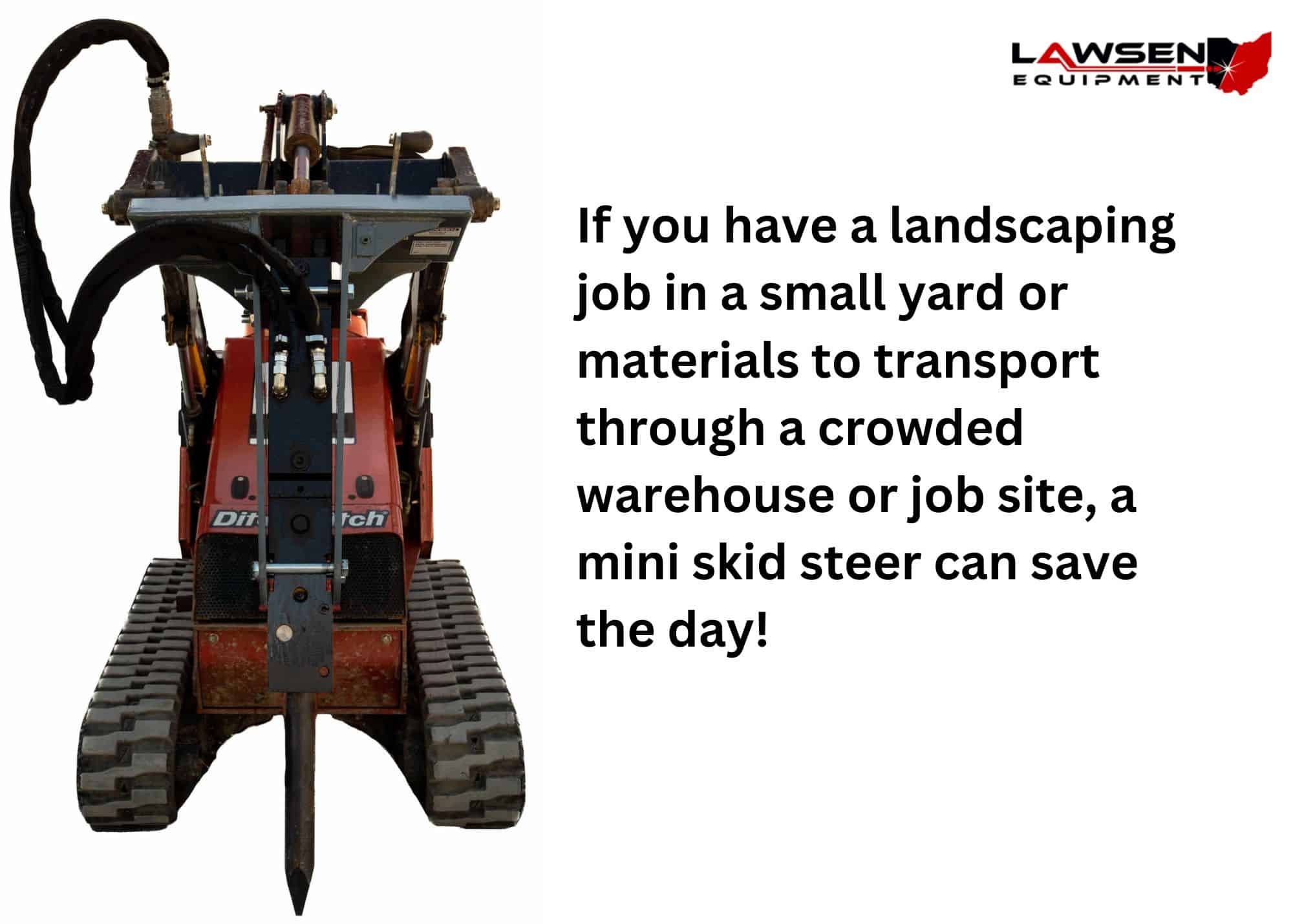 Mini Skid Steer Landscaping