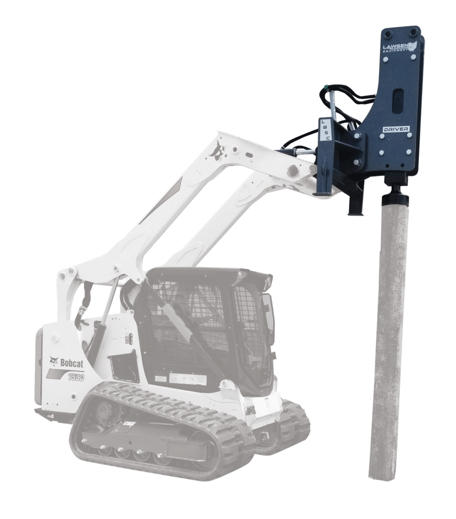 Skid Steer Post Drive Attachments